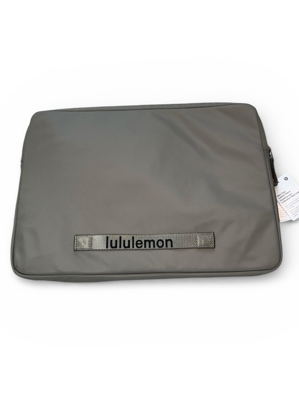 Lululemon Laptop Case Zip NWT One Size Warm Ash Grey